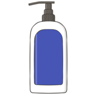 savon shampooing bouteille dessin animé illustration png