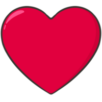 icono de corazon rojo png