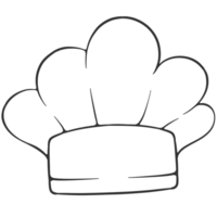 cocinero sombrero icono sencillo diseño png