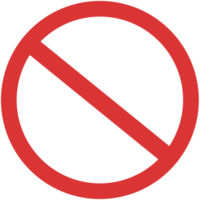 no sign icon transparent png