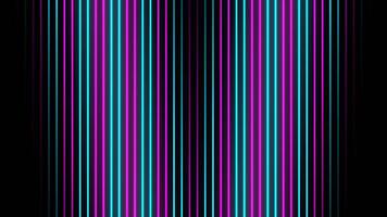 Cyan and Pink Descending Endless Neon Lines Background VJ Loop in 4K video