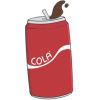 ilustração de lata de cola png