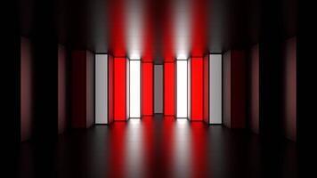 Red and White Stair Strobe Background VJ Loop in 4K video