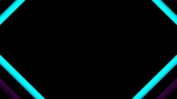 Cyan and Pink Neon Motion Effect Background VJ Loop in 4K video