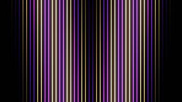 Purple and Yellow Descending Endless Neon Lines Background VJ Loop in 4K video