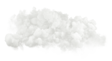 des nuages lisse réaliste Couper transparent arrière-plans 3d le rendu png