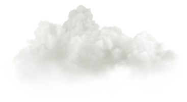 Freiheit Wolken Formen schwebend auf transparent Hintergründe 3d Rendern Illustration png