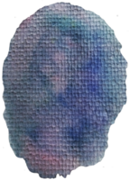 astratto viola blu e rosa acquerello spruzzi su Favo superficie carta isolato elemento png