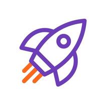 Rocket Launch Space Exploration Concept vector