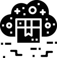 Cloud icon symbol image. Illustration of the hosting storage design vector