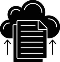 Cloud icon symbol image. Illustration of the hosting storage design vector