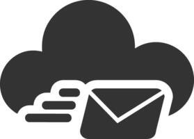 Cloud icon symbol image. Illustration of the hosting storage design vector