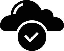 Cloud icon symbol image. Illustration of the hosting storage design vector