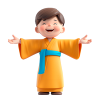 national holiday of asia, a guy in a robe with outstretched arms png