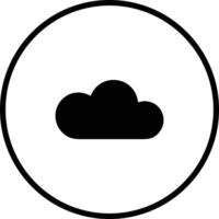 Cloud icon symbol image. Illustration of the hosting storage design vector