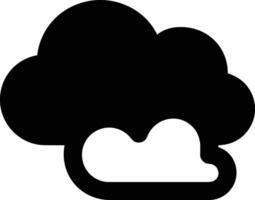 Cloud icon symbol image. Illustration of the hosting storage design vector