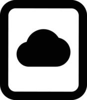 Cloud icon symbol image. Illustration of the hosting storage design vector