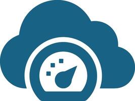 Cloud icon symbol image. Illustration of the hosting storage design vector