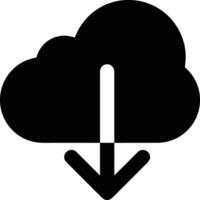 Cloud icon symbol image. Illustration of the hosting storage design vector