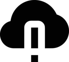 Cloud icon symbol image. Illustration of the hosting storage design vector