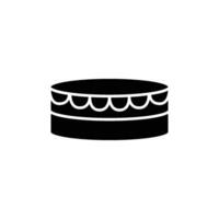 cake icon logo vector