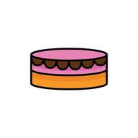 cake icon logo vector