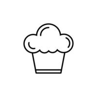 cake icon logo vector