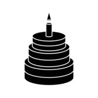 cake icon logo vector