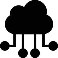 Cloud icon symbol image. Illustration of the hosting storage design vector