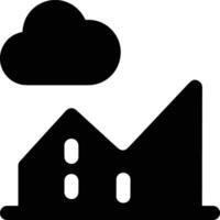 Cloud icon symbol image. Illustration of the hosting storage design vector