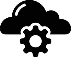 Cloud icon symbol image. Illustration of the hosting storage design vector