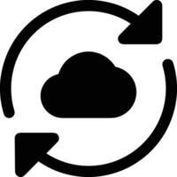 Cloud icon symbol image. Illustration of the hosting storage design vector