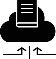 Cloud icon symbol image. Illustration of the hosting storage design vector