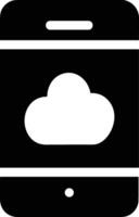 Cloud icon symbol image. Illustration of the hosting storage design vector