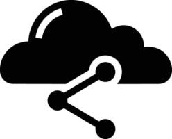 Cloud icon symbol image. Illustration of the hosting storage design vector