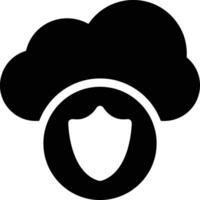 Cloud icon symbol image. Illustration of the hosting storage design vector