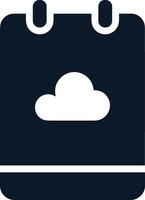 Cloud icon symbol image. Illustration of the hosting storage design vector