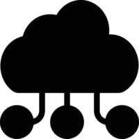 Cloud icon symbol image. Illustration of the hosting storage design vector