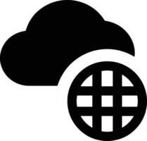 Cloud icon symbol image. Illustration of the hosting storage design vector