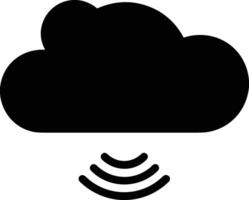 Cloud icon symbol image. Illustration of the hosting storage design vector