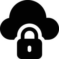 Cloud icon symbol image. Illustration of the hosting storage design vector