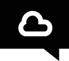 Cloud icon symbol image. Illustration of the hosting storage design vector