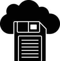 Cloud icon symbol image. Illustration of the hosting storage design vector