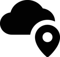 Cloud icon symbol image. Illustration of the hosting storage design vector