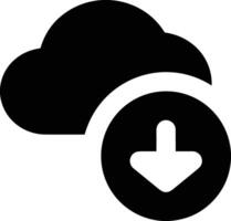 Cloud icon symbol image. Illustration of the hosting storage design vector