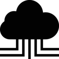 Cloud icon symbol image. Illustration of the hosting storage design vector