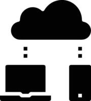 Cloud icon symbol image. Illustration of the hosting storage design vector