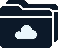 Cloud icon symbol image. Illustration of the hosting storage design vector