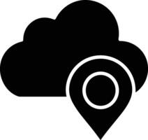 Cloud icon symbol image. Illustration of the hosting storage design vector