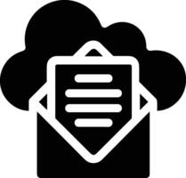 Cloud icon symbol image. Illustration of the hosting storage design vector